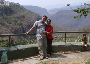 Tobias y yo en el Zoológico en Guadalajara